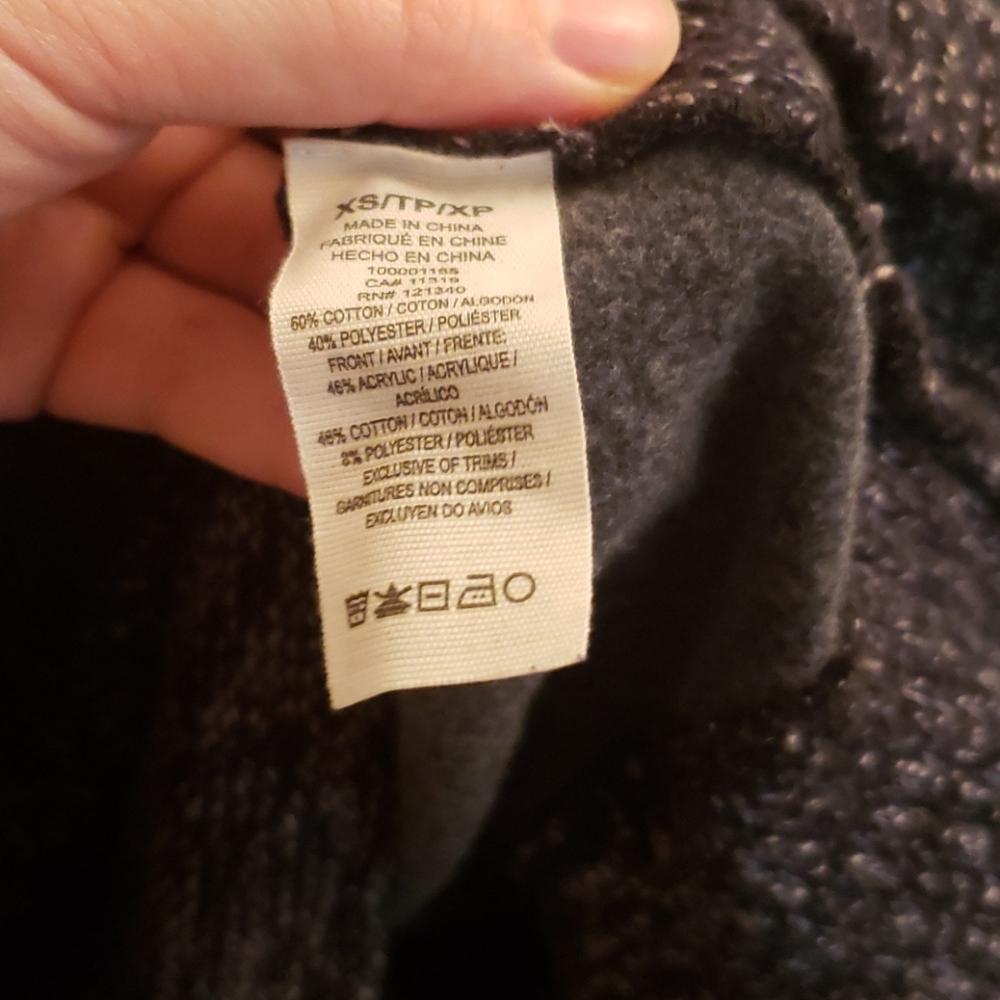 Garage Gray Drawstring Hoodie Size XS - Picture 8 of 8